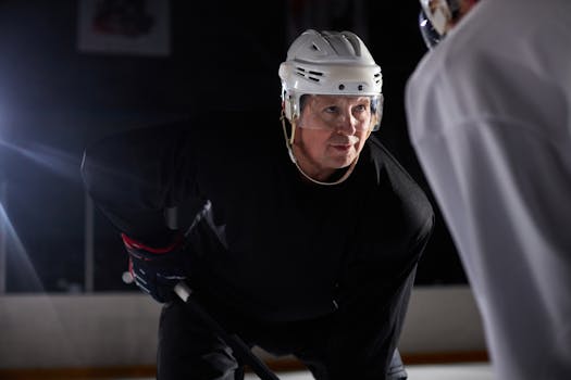 NHL playoff action