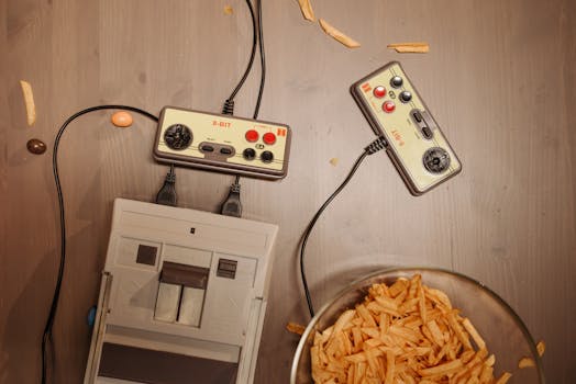 Image of a legendary player with a gaming console