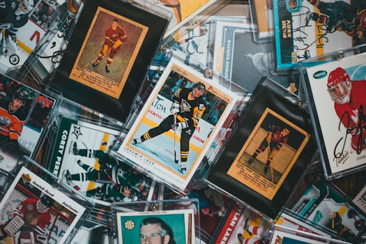 vintage hockey sticks