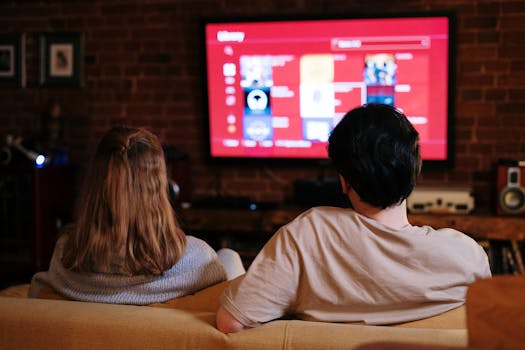 Streaming hockey on a smart TV