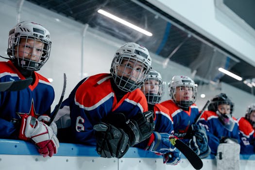 Junior hockey championship celebration